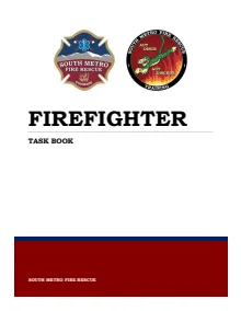 Firefighter Task Book cover